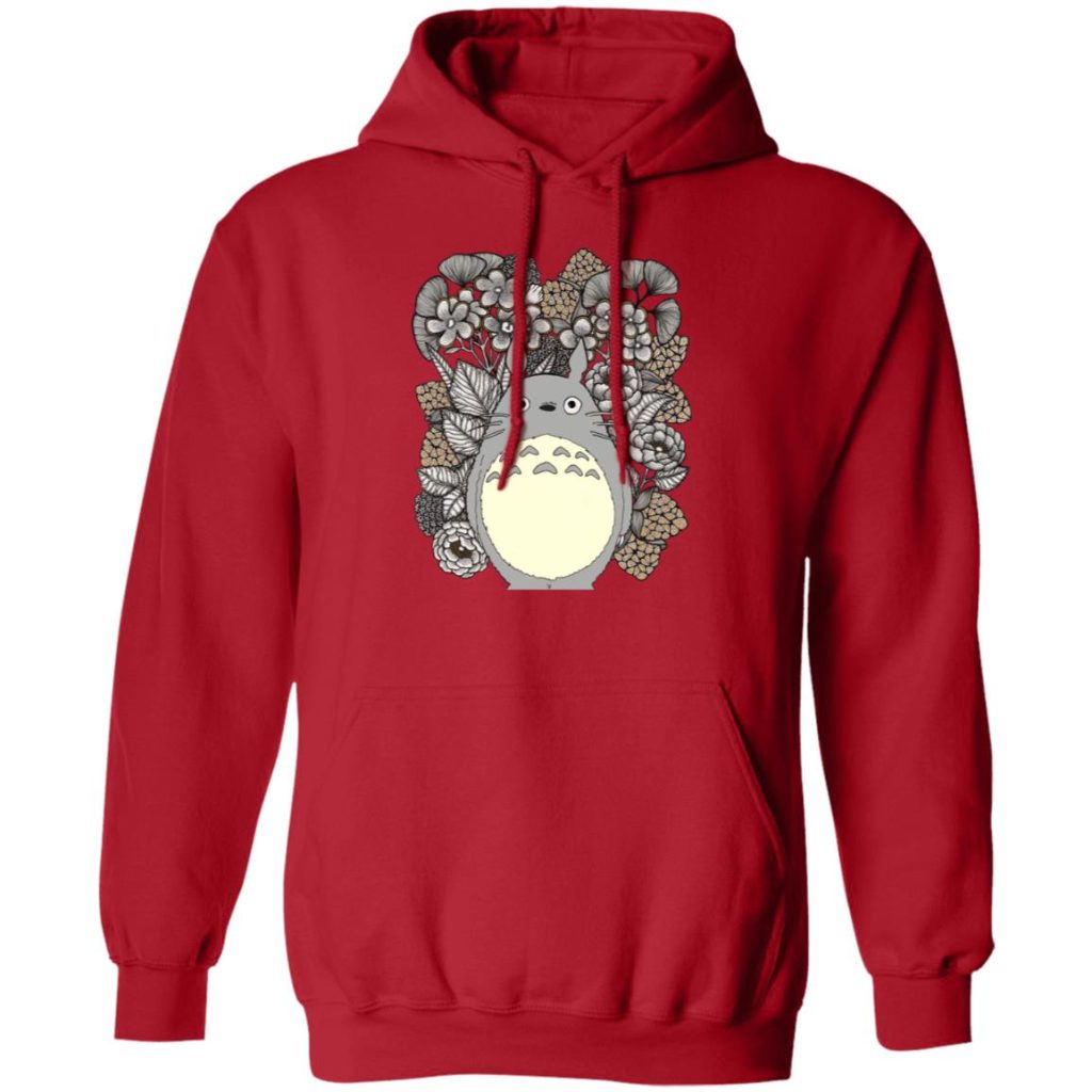 Totoro and Flowers Fanart Hoodie - Image 10