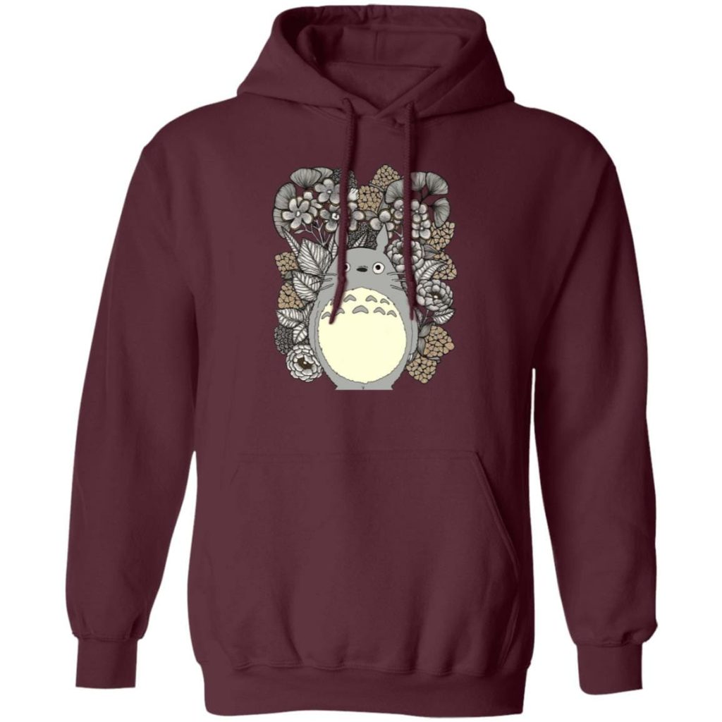 Totoro and Flowers Fanart Hoodie - Image 9