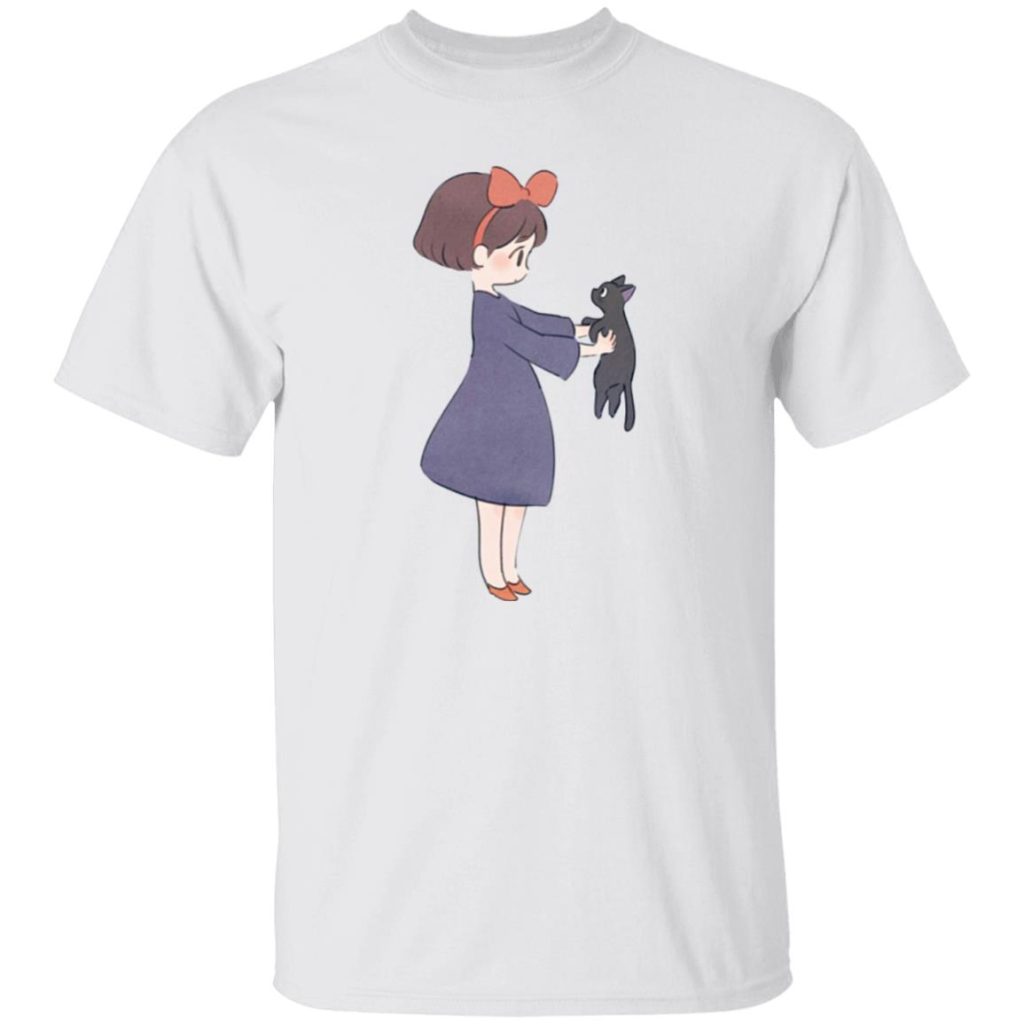 Studio Ghibli Kiki Hugging Jiji T-shirt - Image 2