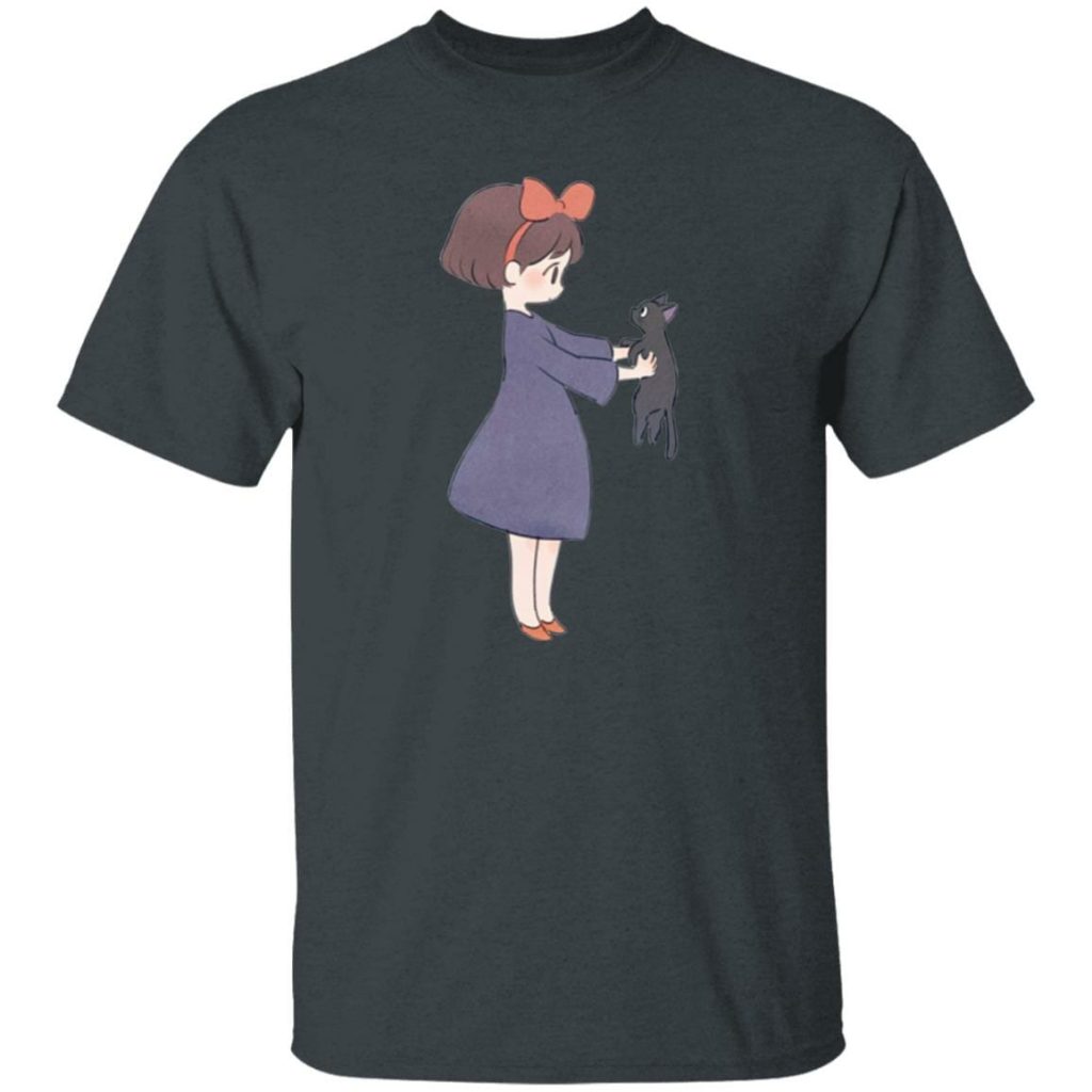 Studio Ghibli Kiki Hugging Jiji T-shirt - Image 5