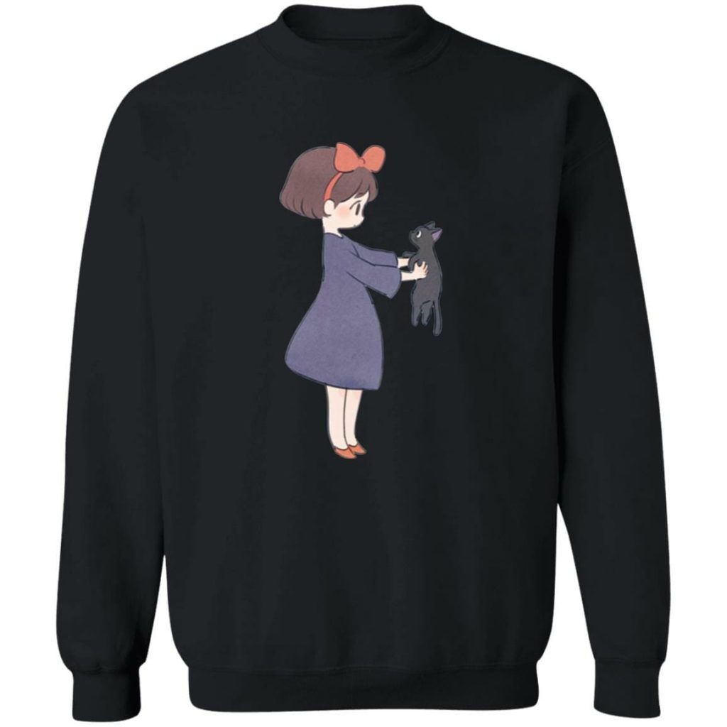 Studio Ghibli Kiki Hugging Jiji Sweatshirt - Image 4
