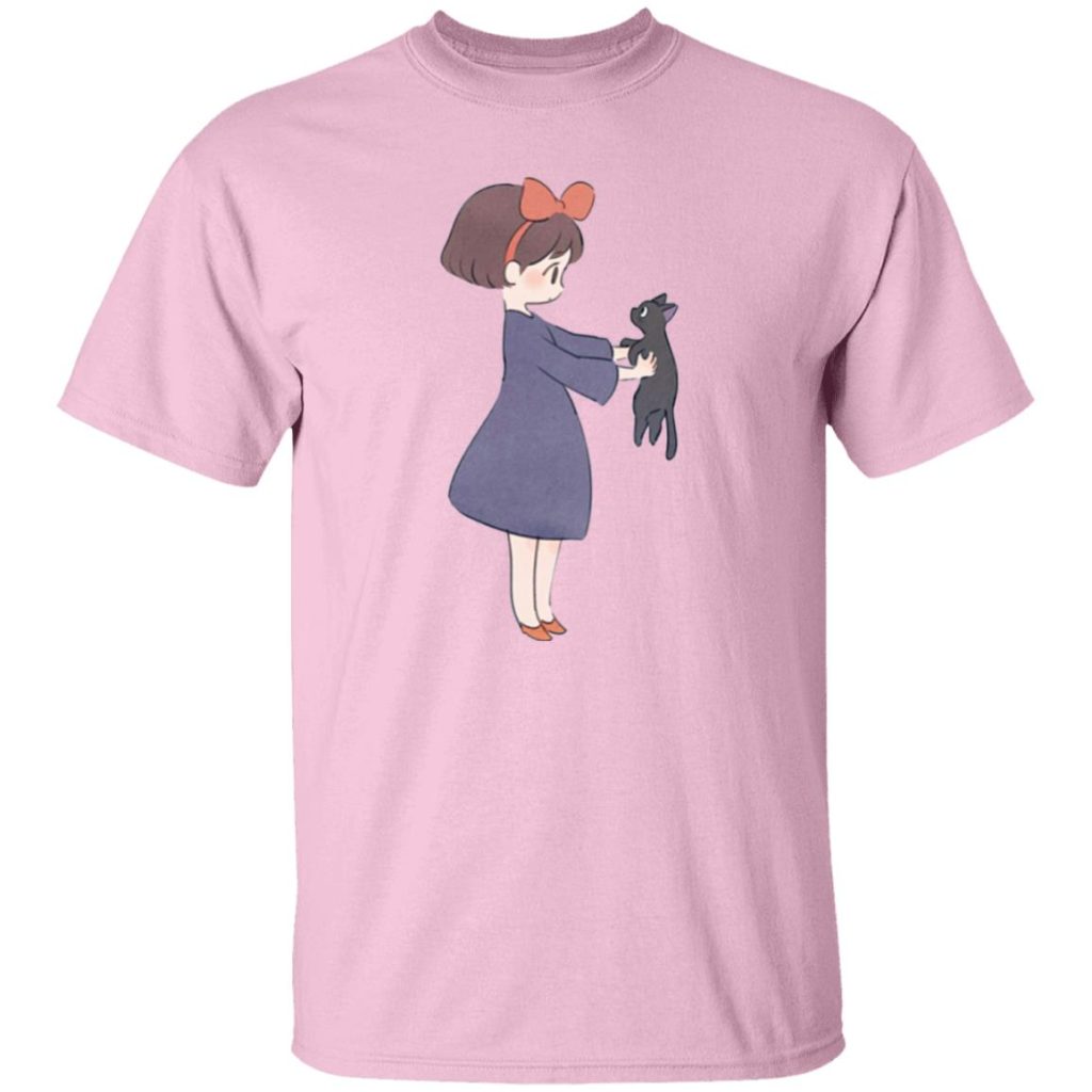 Studio Ghibli Kiki Hugging Jiji T-shirt - Image 6