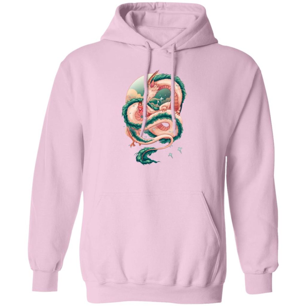 Spirited Away Haku Dragon Fanart Hoodie - Image 8