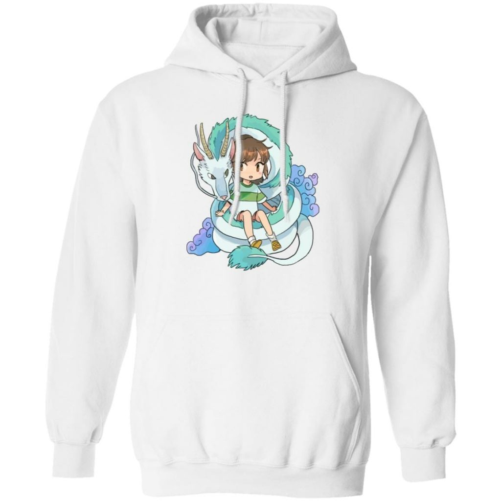 Spirited Away Chihiro and The Dragon Chibi Hoodie - Image 2