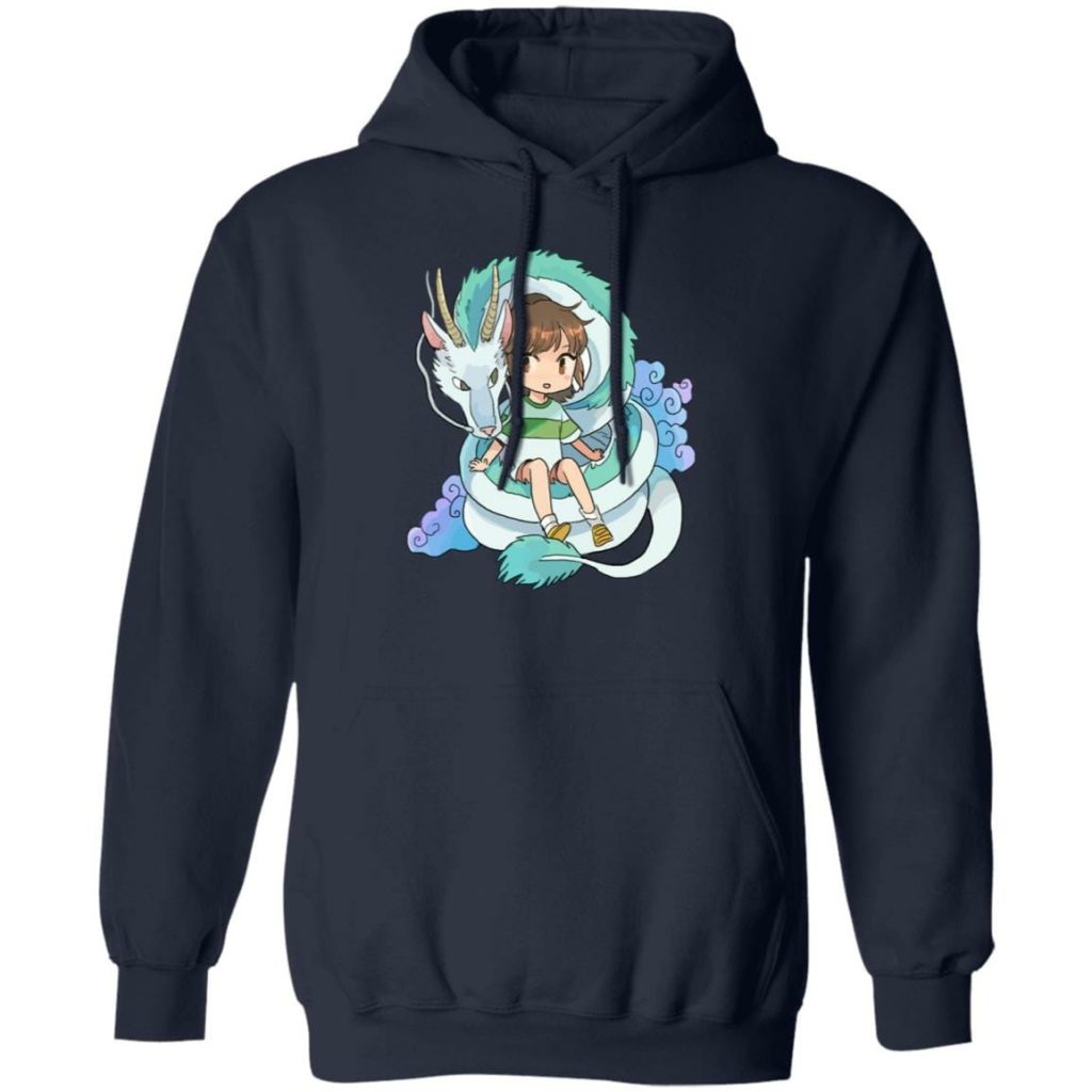 Spirited Away Chihiro and The Dragon Chibi Hoodie - Image 5