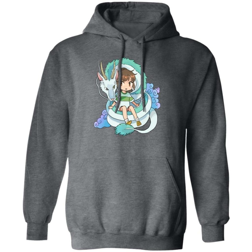 Spirited Away Chihiro and The Dragon Chibi Hoodie - Image 6