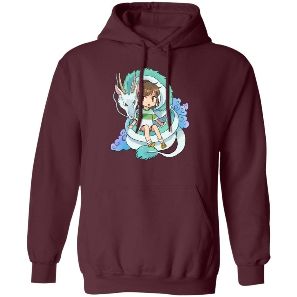 Spirited Away Chihiro and The Dragon Chibi Hoodie - Image 9