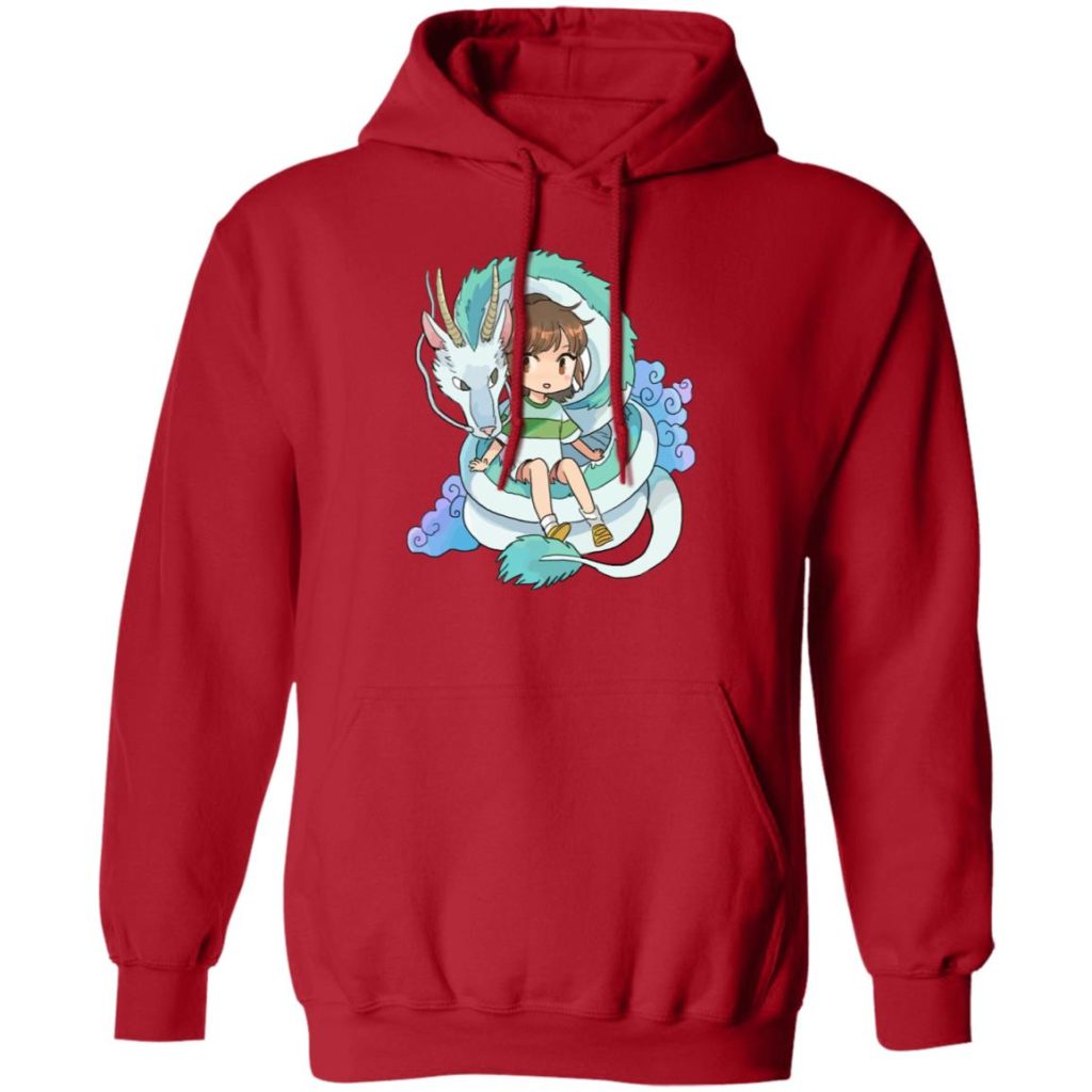 Spirited Away Chihiro and The Dragon Chibi Hoodie - Image 10