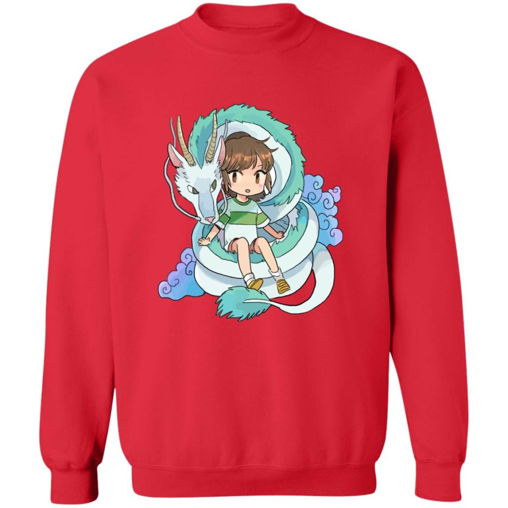 Studio Ghibli Spirited Away Chihiro and The Dragon Chibi Sweatshirt - Image 7