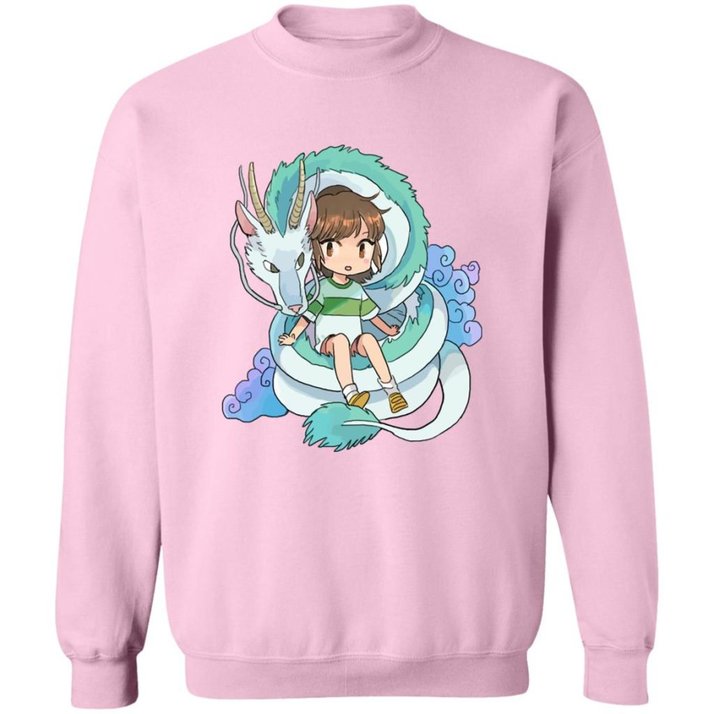 Studio Ghibli Spirited Away Chihiro and The Dragon Chibi Sweatshirt - Image 10