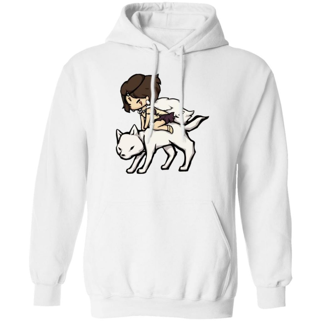 Princess Mononoke and Wolf Chibi Hoodie - Image 2