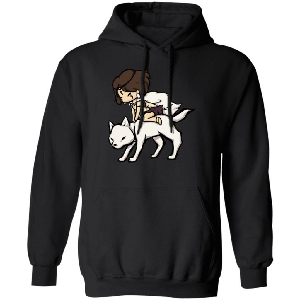 Princess Mononoke and Wolf Chibi Hoodie - Image 4