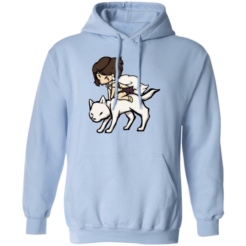 Princess Mononoke and Wolf Chibi Hoodie - Image 7