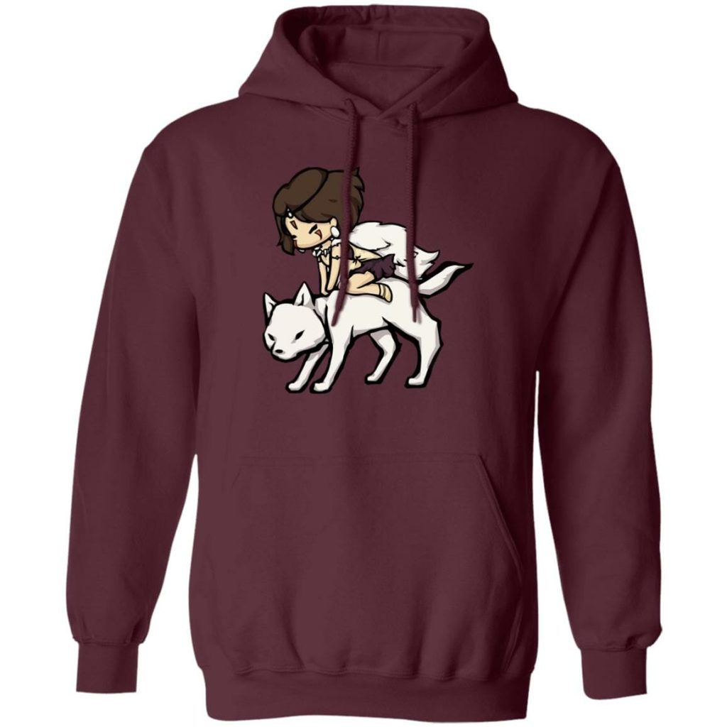 Princess Mononoke and Wolf Chibi Hoodie - Image 9