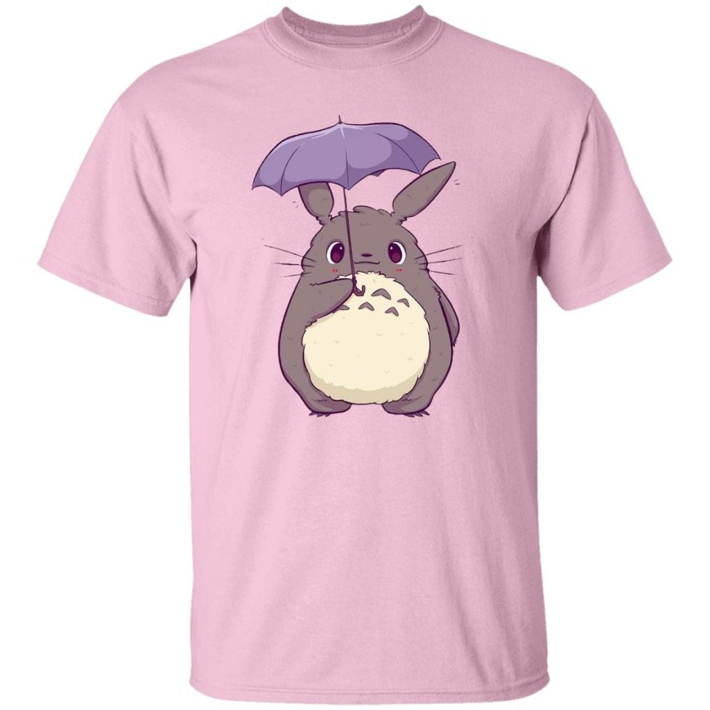 Studio Ghibli Totoro and Umbrella Cute T-shirt - Image 6