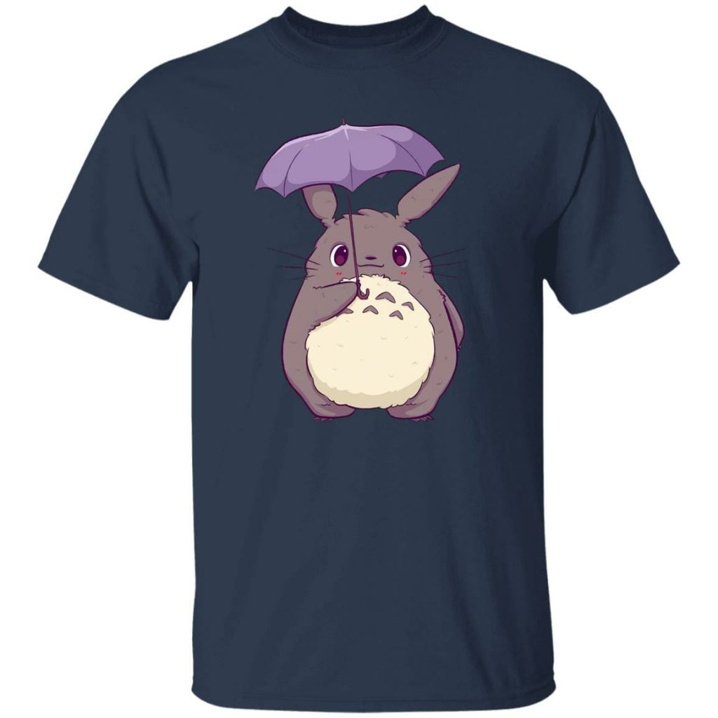 Studio Ghibli Totoro and Umbrella Cute T-shirt - Image 8
