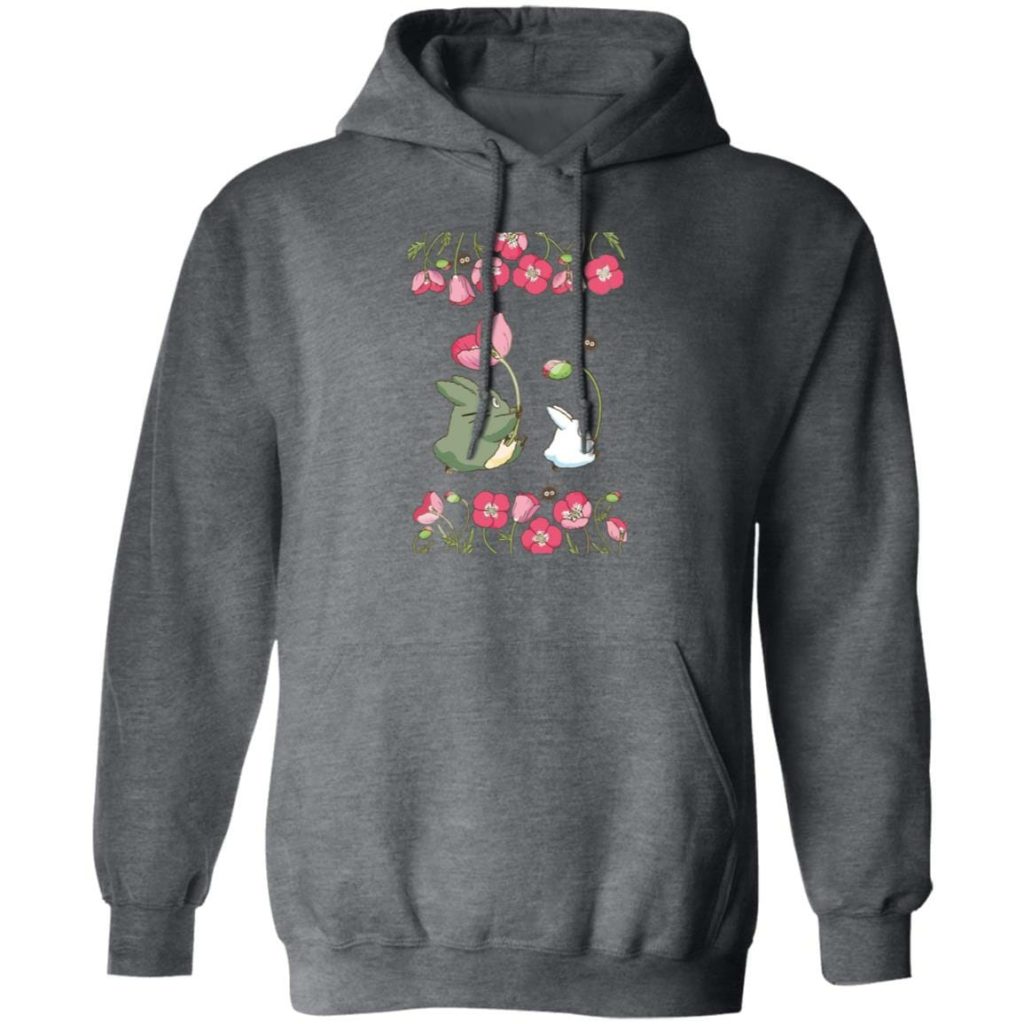 The Mini Totoro and Flowers Hoodie - Image 6