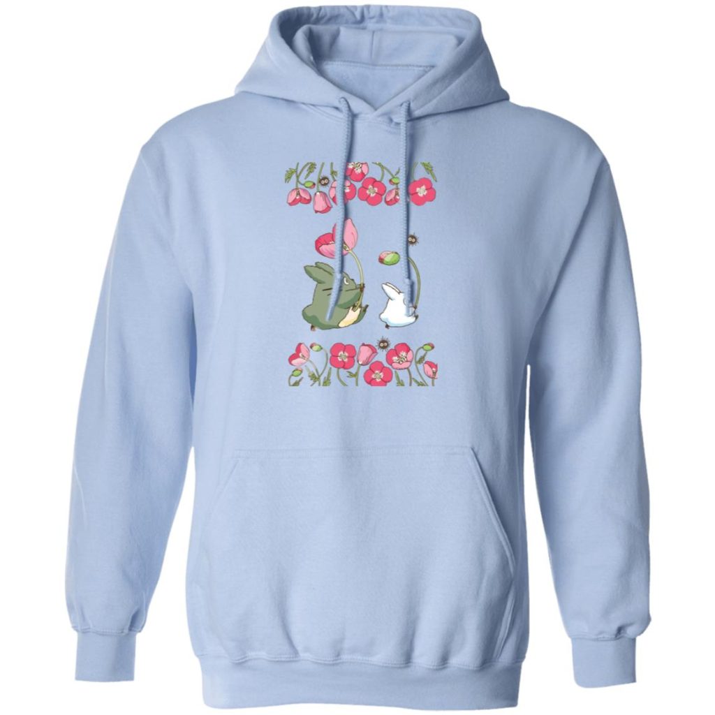The Mini Totoro and Flowers Hoodie - Image 7