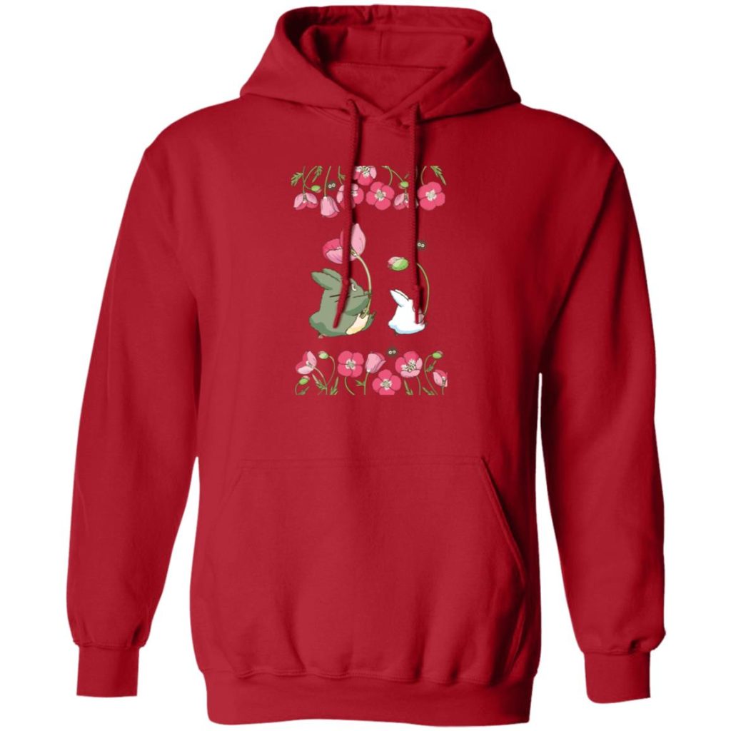 The Mini Totoro and Flowers Hoodie - Image 10