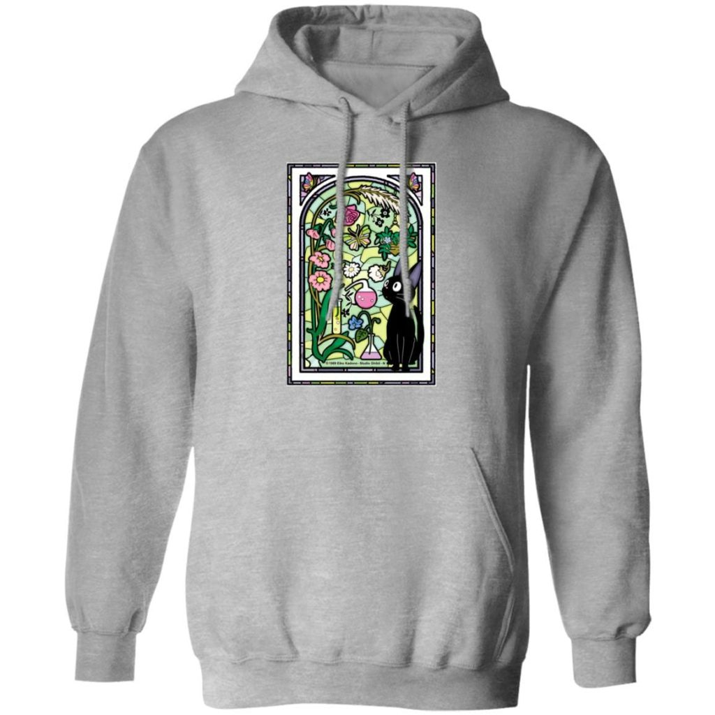 Jiji by the Stained Glass Window Hoodie