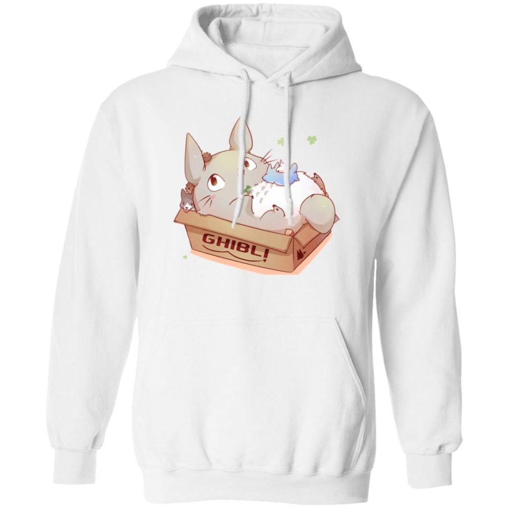 Cute Totoro in the Box Hoodie - Image 2