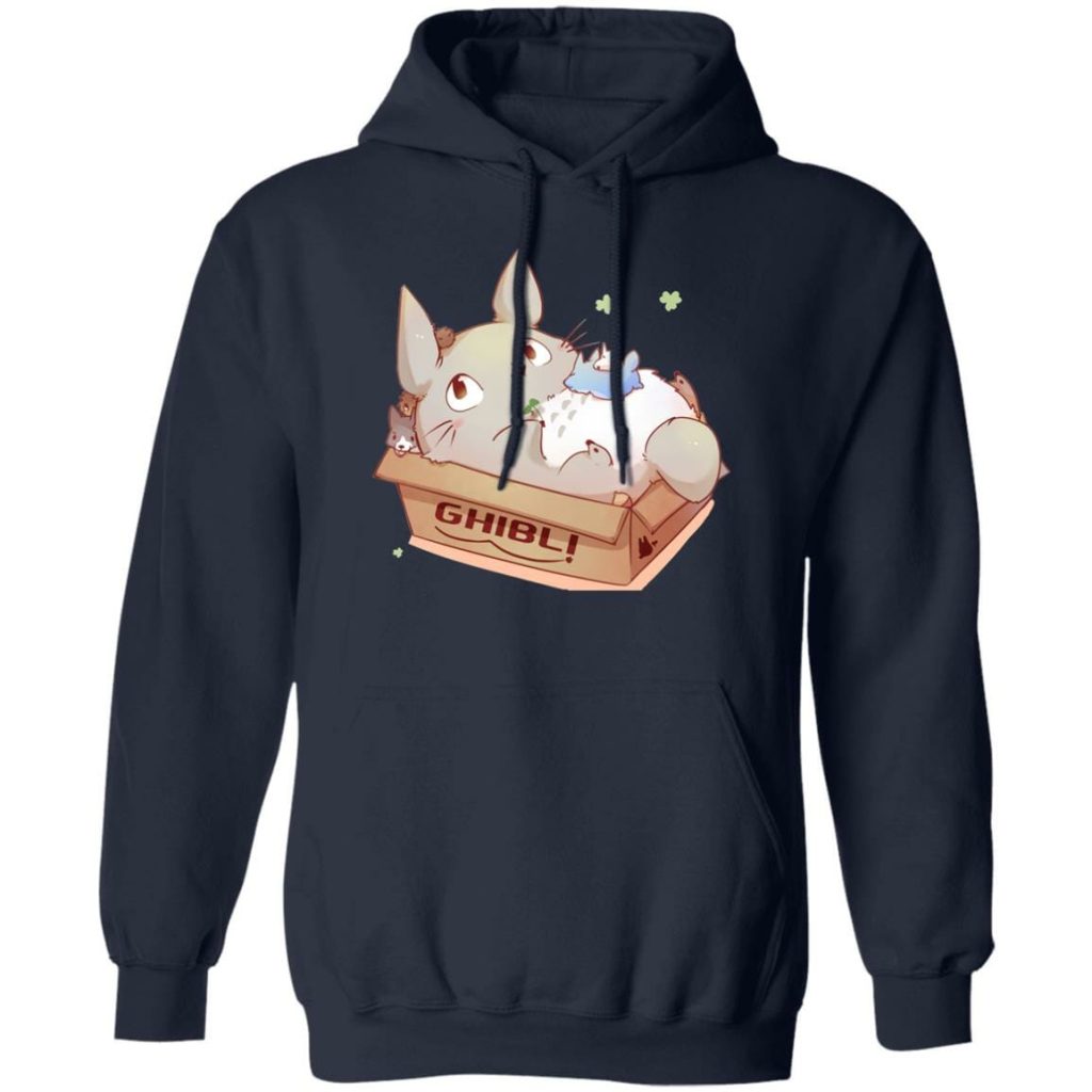 Cute Totoro in the Box Hoodie - Image 5