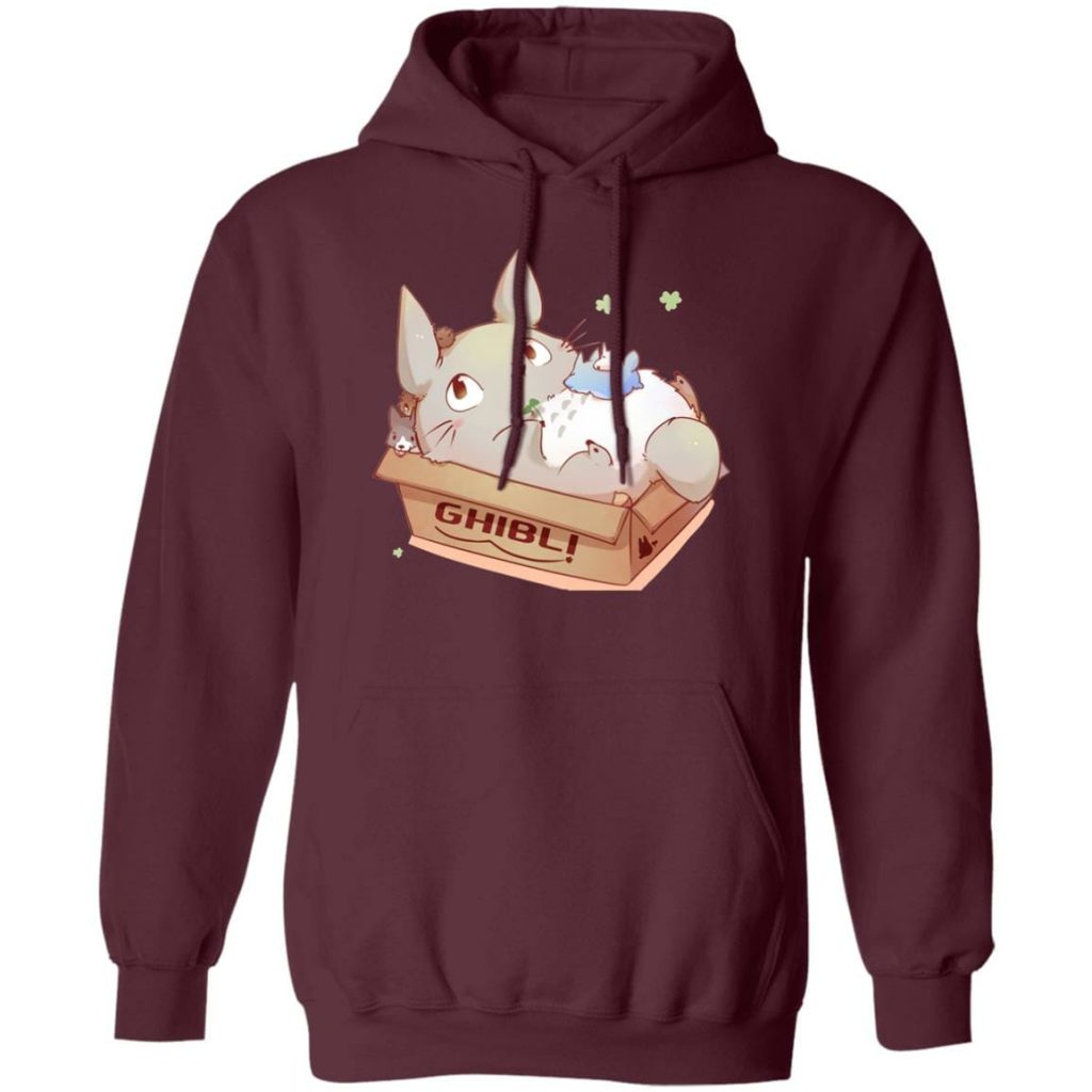 Cute Totoro in the Box Hoodie - Image 9