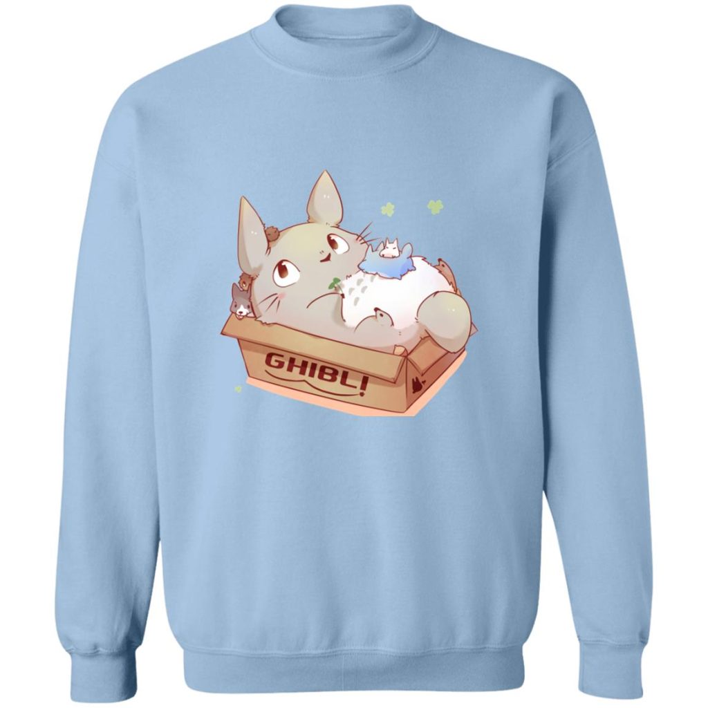 Studio Ghibli Cute Totoro in the Box Sweatshirt - Image 9