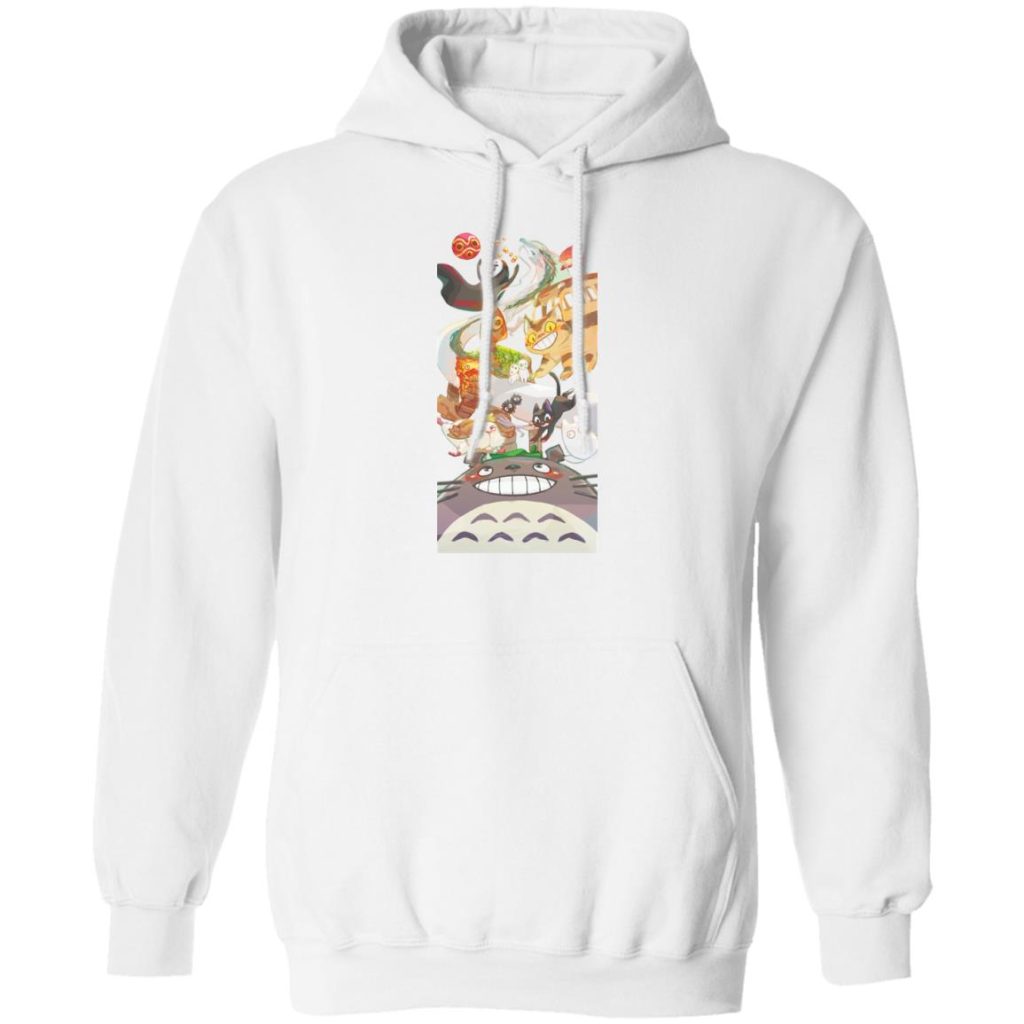 Totoro and Ghibli Friends Fanart Hoodie - Image 2