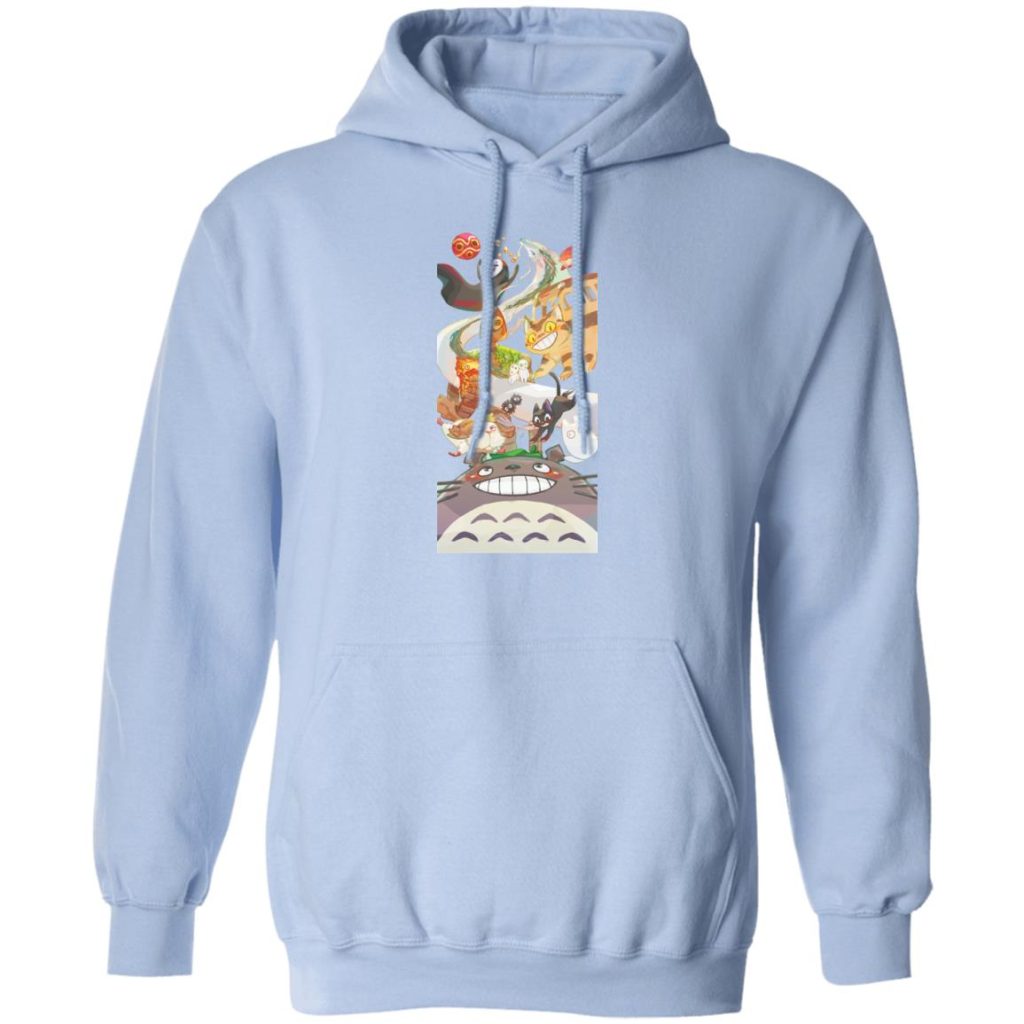 Totoro and Ghibli Friends Fanart Hoodie - Image 7