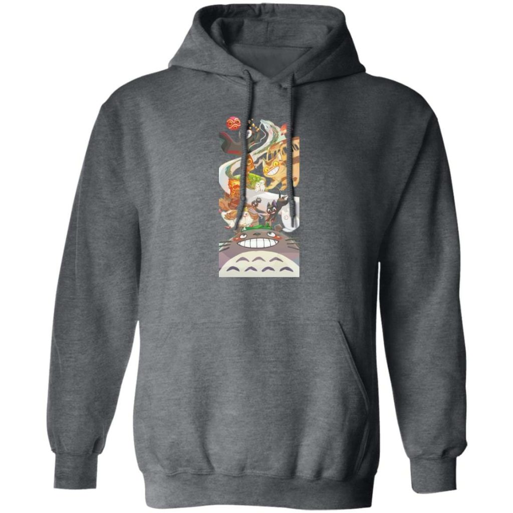 Totoro and Ghibli Friends Fanart Hoodie - Image 6