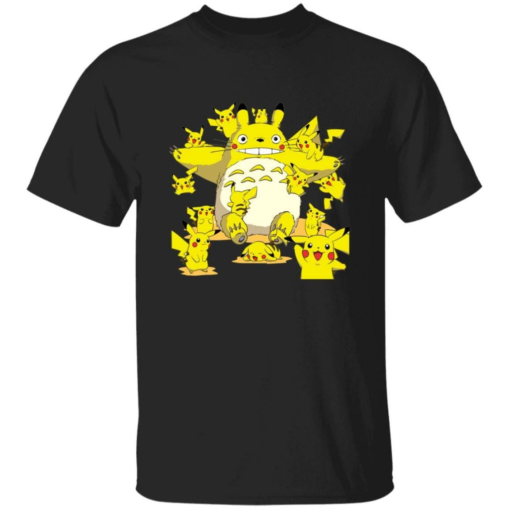 Studio Ghibli Totoro Cosplay Pikachu T-shirt - Image 4