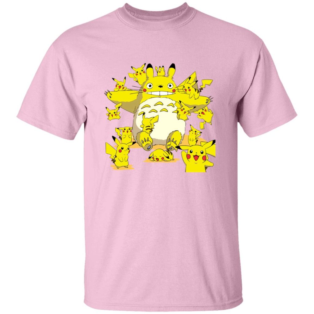 Studio Ghibli Totoro Cosplay Pikachu T-shirt - Image 6