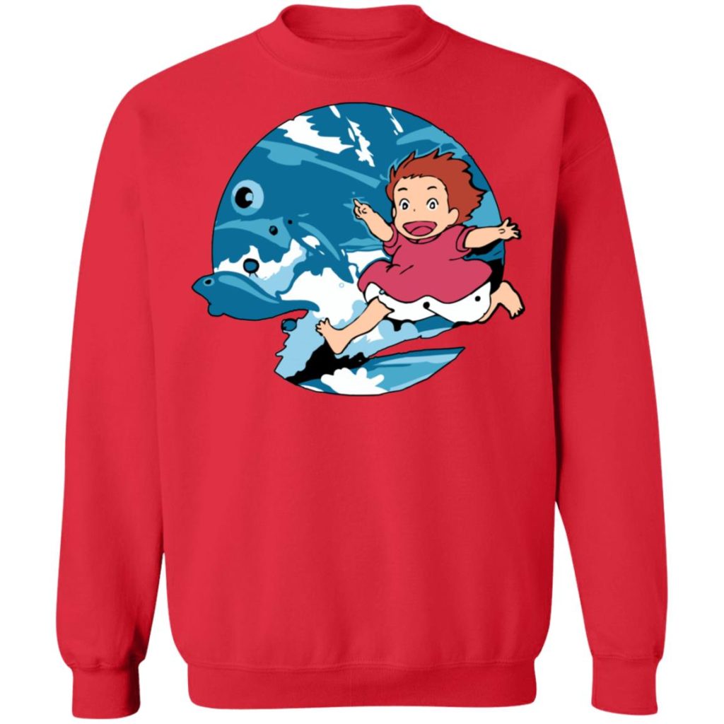 Studio Ghibli Ponyo On The Waves Sweatshirt - Image 7