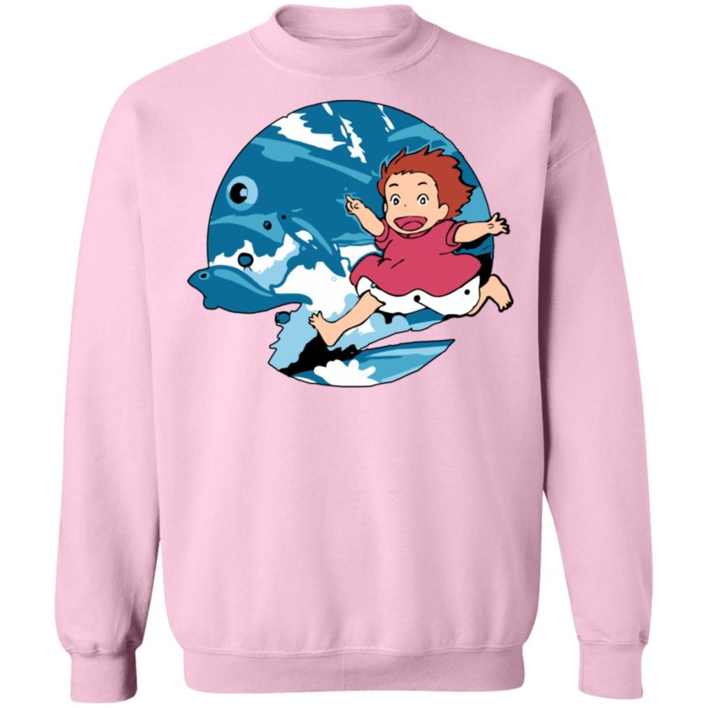 Studio Ghibli Ponyo On The Waves Sweatshirt - Image 10