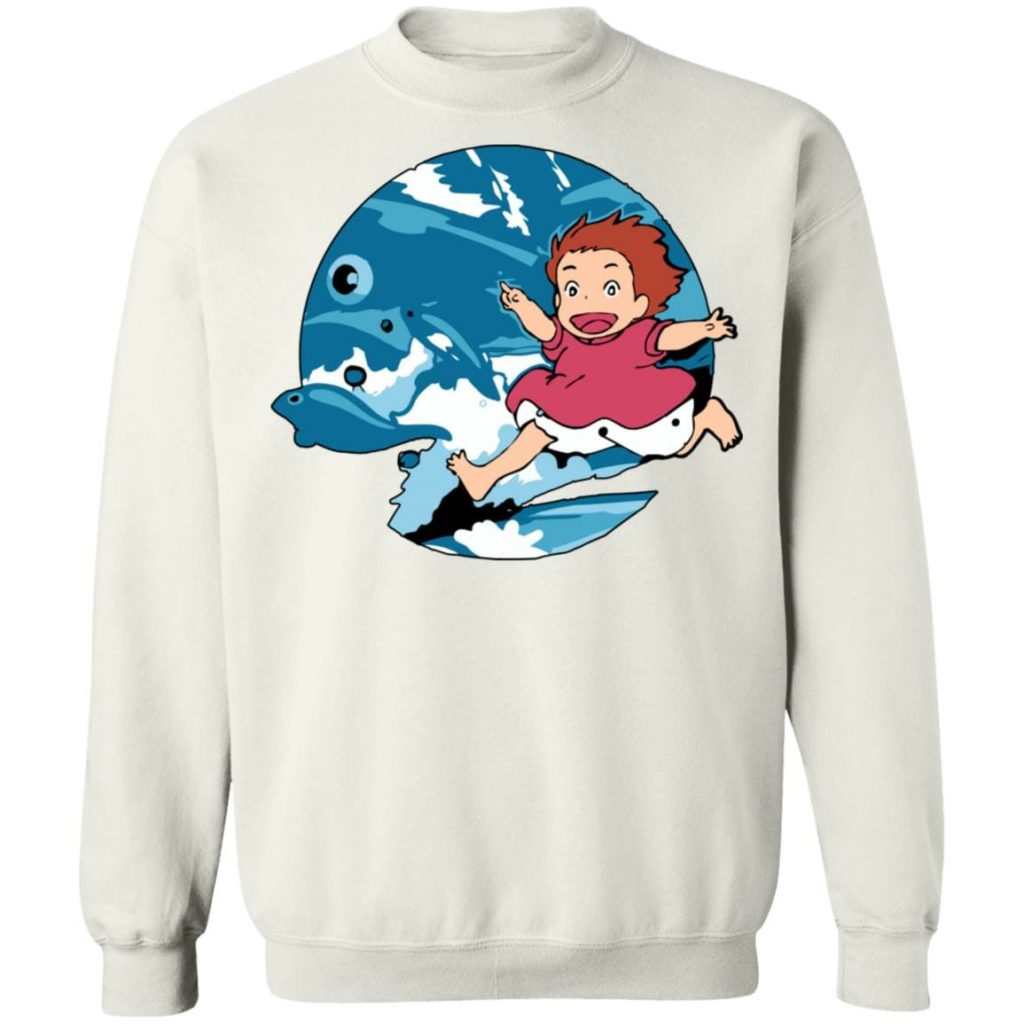 Studio Ghibli Ponyo On The Waves Sweatshirt - Image 2