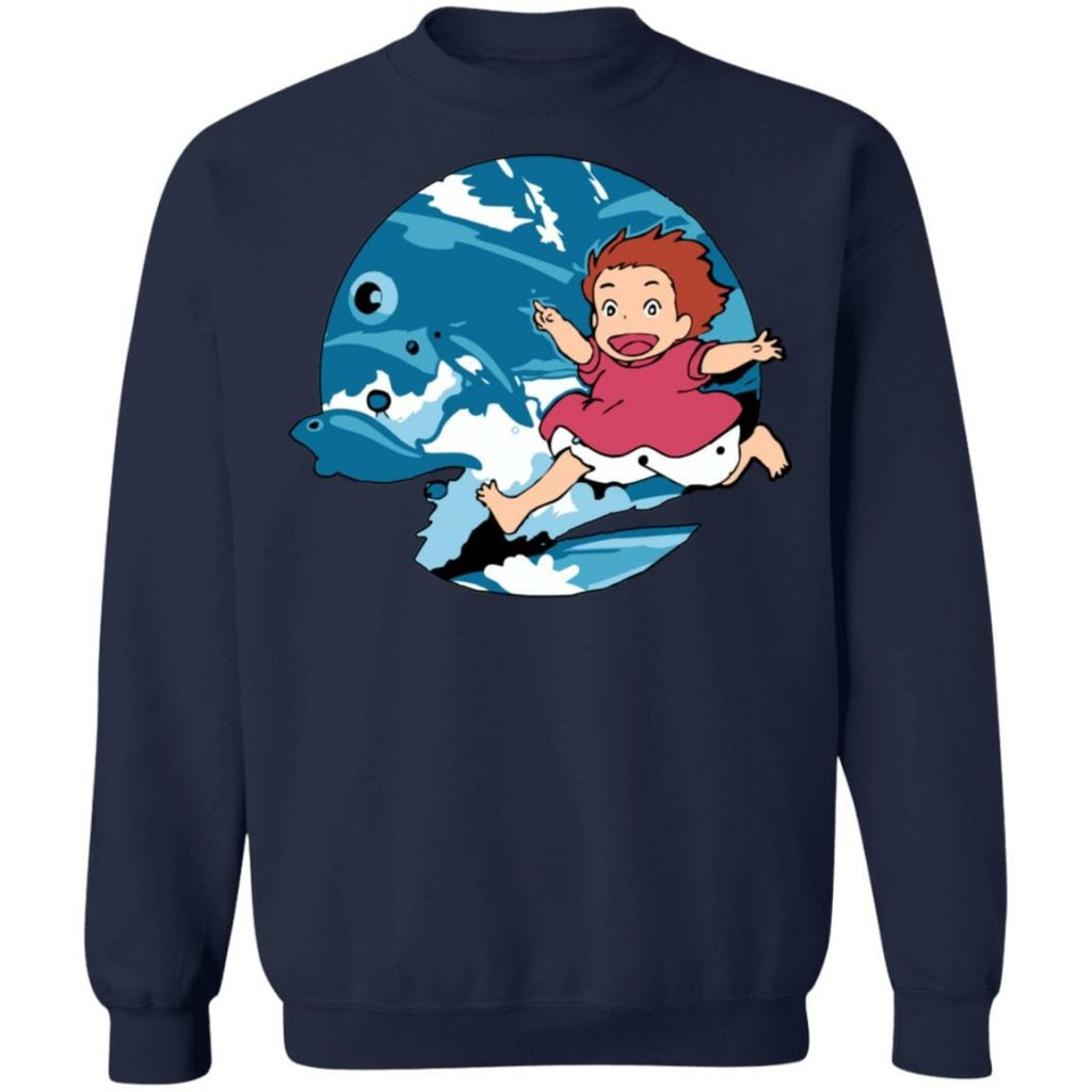 Studio Ghibli Ponyo On The Waves Sweatshirt - Image 6