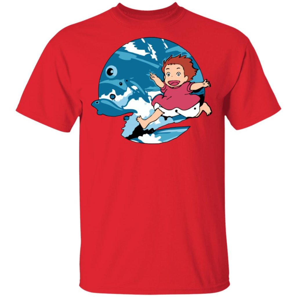 Studio Ghibli Ponyo On The Waves T-shirt - Image 9
