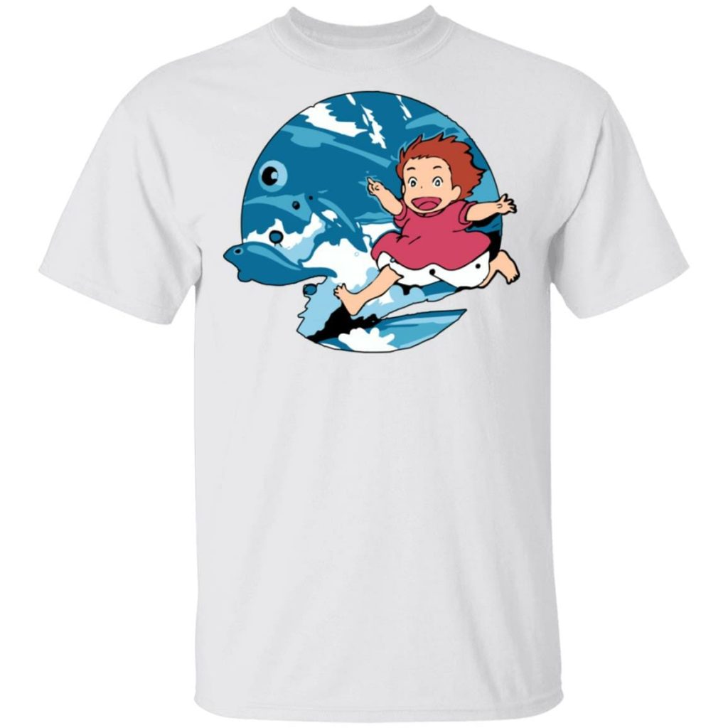 Studio Ghibli Ponyo On The Waves T-shirt - Image 2