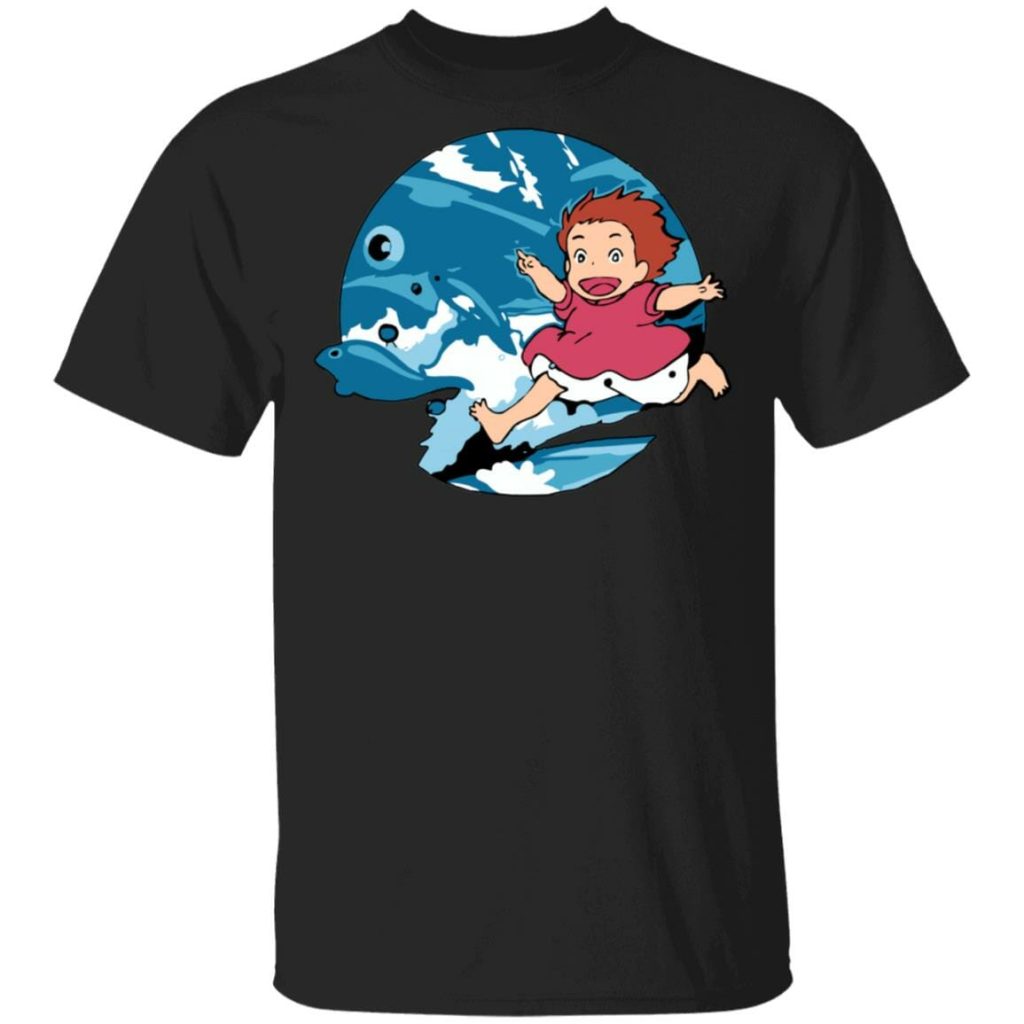Studio Ghibli Ponyo On The Waves T-shirt - Image 4