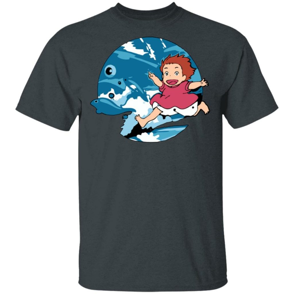 Studio Ghibli Ponyo On The Waves T-shirt - Image 5