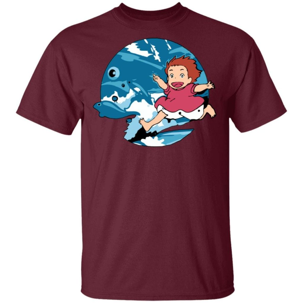 Studio Ghibli Ponyo On The Waves T-shirt - Image 7