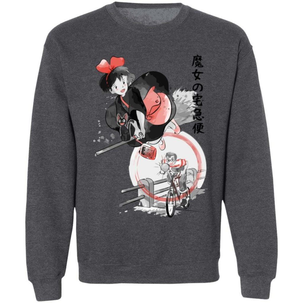 Studio Ghibli Kiki's Delivery Service Kiki & Tombo Sweatshirt - Image 8