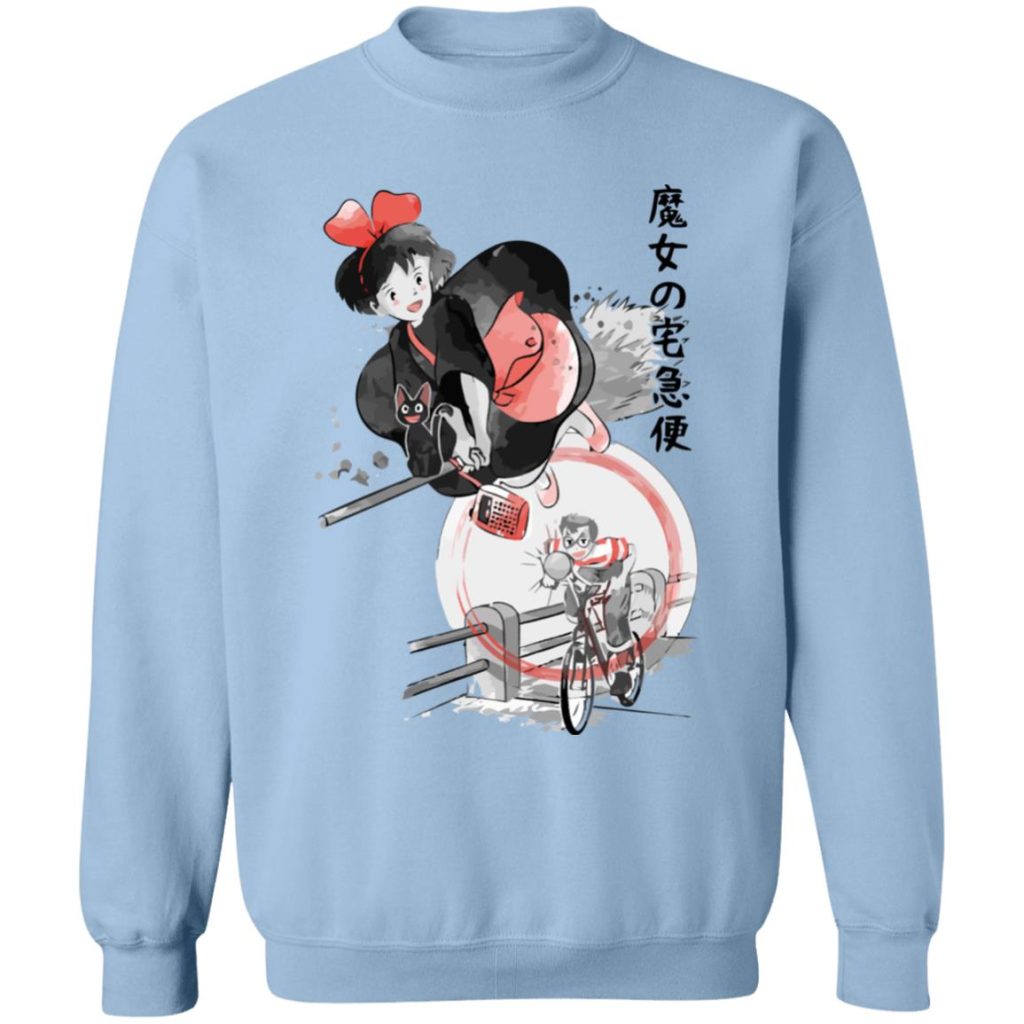 Studio Ghibli Kiki's Delivery Service Kiki & Tombo Sweatshirt - Image 9