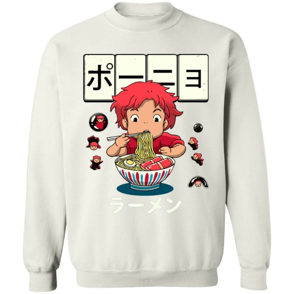 Studio Ghibli Ponyo very first Ramen Sweatshirt - Image 2