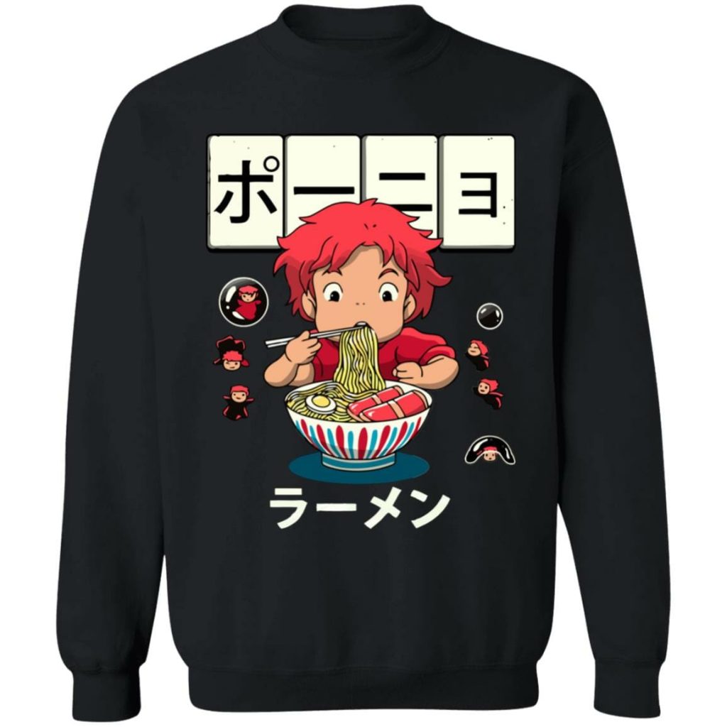 Studio Ghibli Ponyo very first Ramen Sweatshirt - Image 4