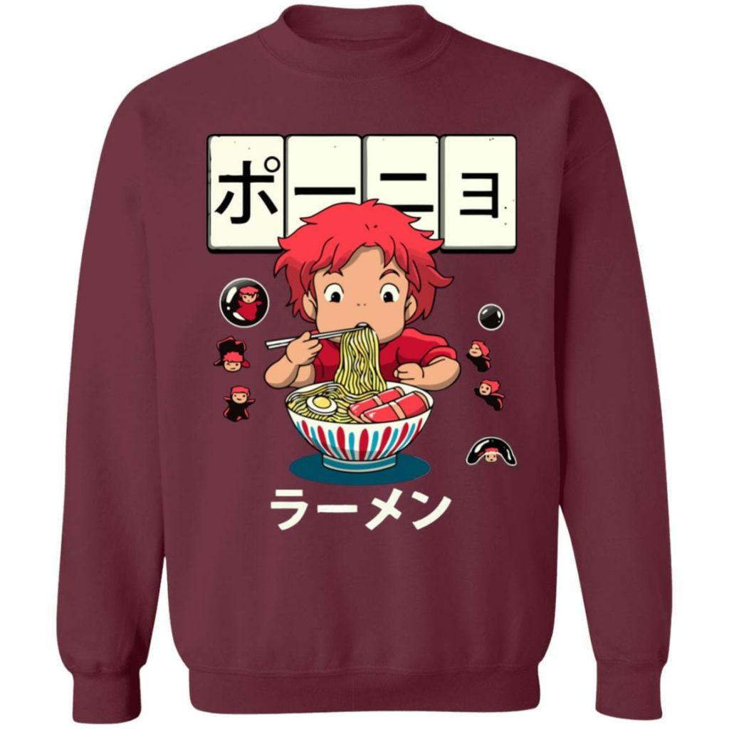 Studio Ghibli Ponyo very first Ramen Sweatshirt - Image 5
