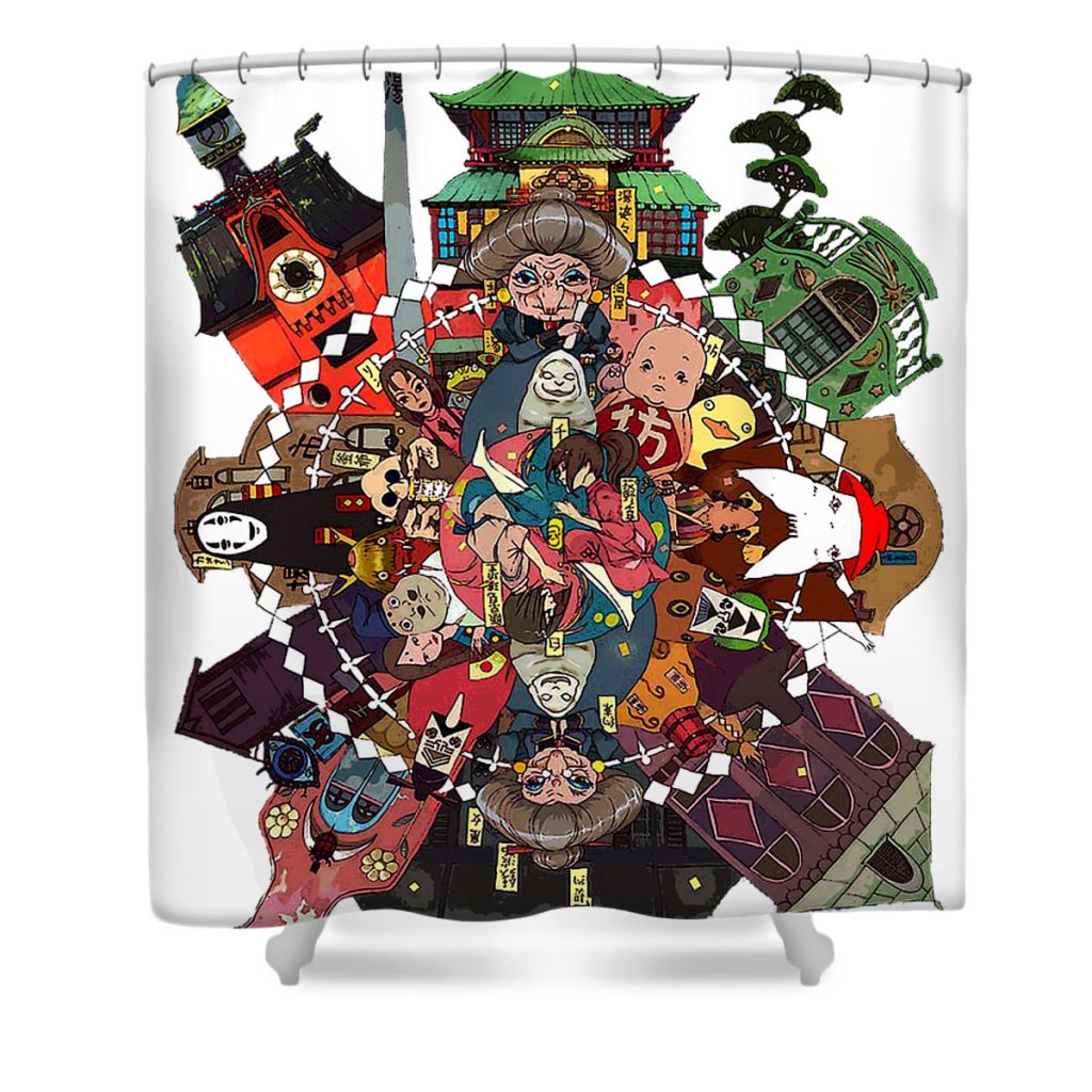 Ghibli Spirited Away Good Idea Shower Curtain