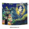 starry night spirited away wall tapestry 315 - Studio Ghibli UK Store