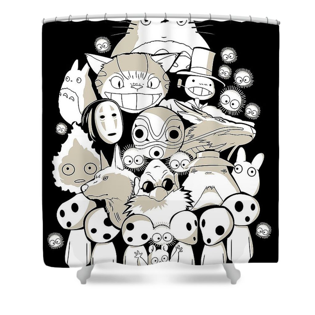 Ghibli Studio Ghibli Shower Curtain New Style 1